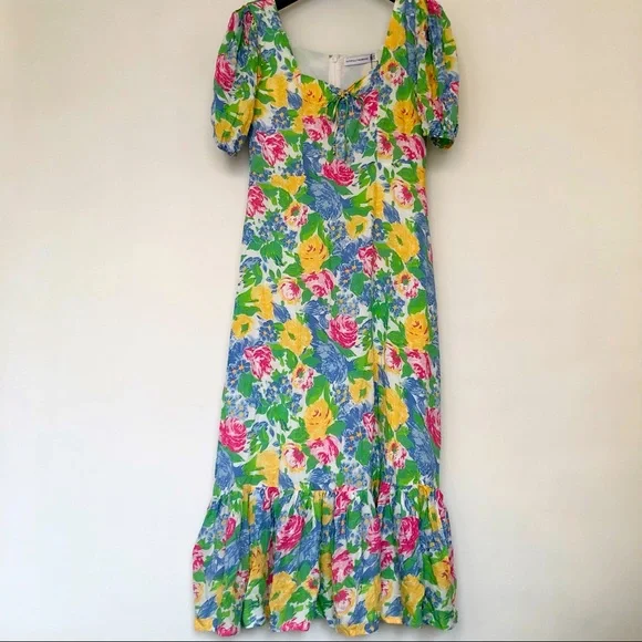 Faithfull The Brand Gabriela midi dress - NEW - Picture 2 of 10